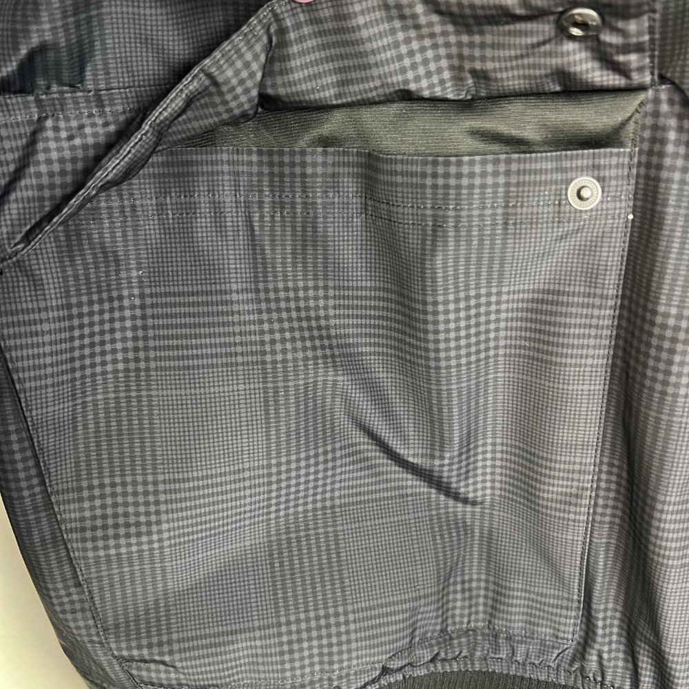 VRST Insulated Bomber Jacket Coat Black Grey‎ Plaid Men's Size XXL - Picture 4 of 6